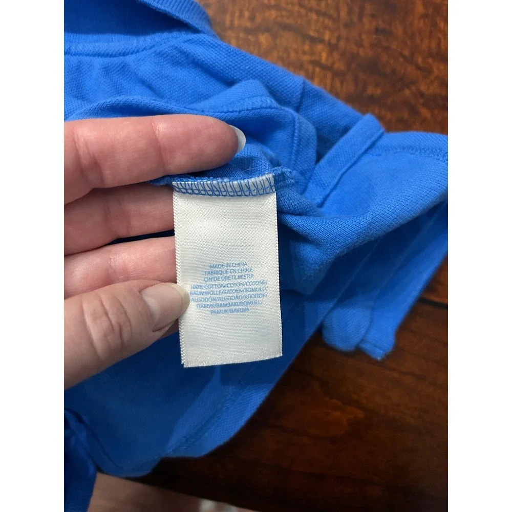 Ralph Lauren Kids Blue Short Sleeve Cotton Pique Polo Shirt 18M 320642292